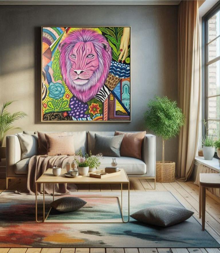 Pink Lion