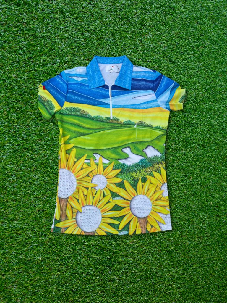 Golf Therapy Womens Dri-Fit Polo Shirt