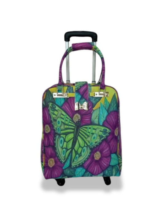 Butterfly Flowers Travel Bag