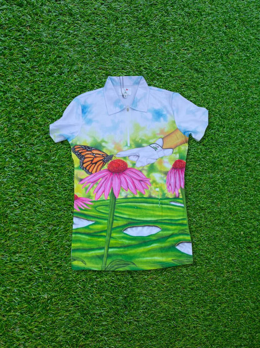 Butterfly Kissed Womens Dri-Fit Shirt